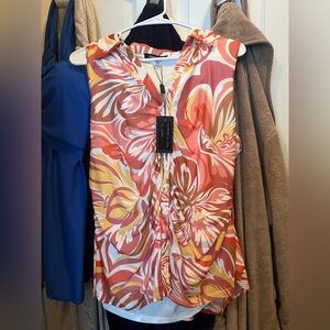 Cable and Gauge sleeveless dress shirt, XL